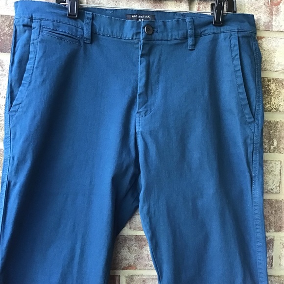 MATCH MEN SLIM TAPERED STRETCHY CASUAL PANTS - Picture 2 of 7